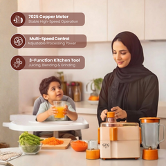 GFC 707 3-in-1 Juicer Blender Grinder